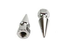 Load image into Gallery viewer, Chrome Pike Nut Fine 7/16 inch-20 Thread
