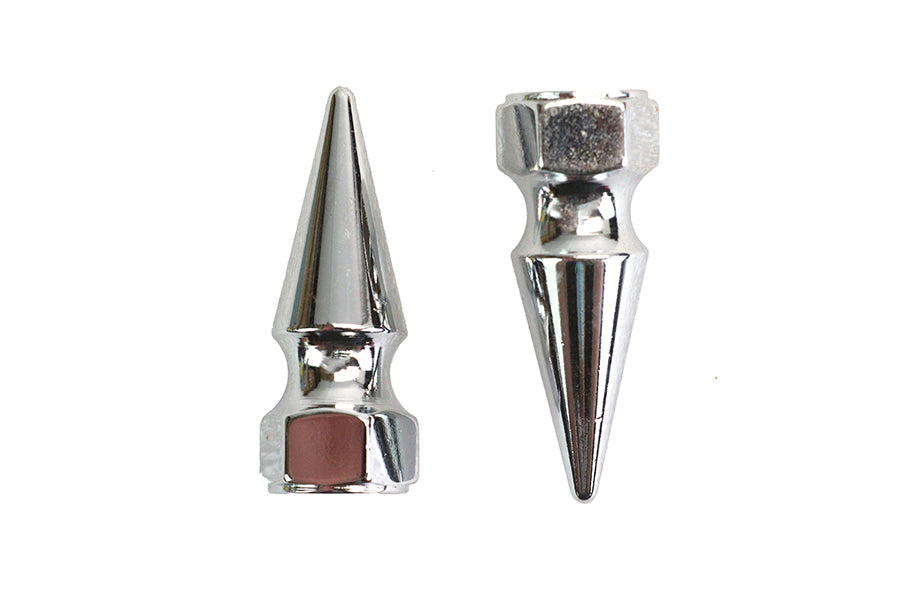 Chrome Pike Nut Fine 7/16 inch-20 Thread