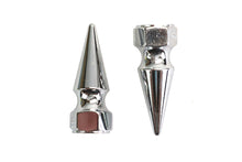 Load image into Gallery viewer, Chrome Pike Nut Fine 7/16 inch-20 Thread
