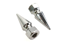 Load image into Gallery viewer, Chrome Pike Nut Fine 7/16 inch-20 Thread