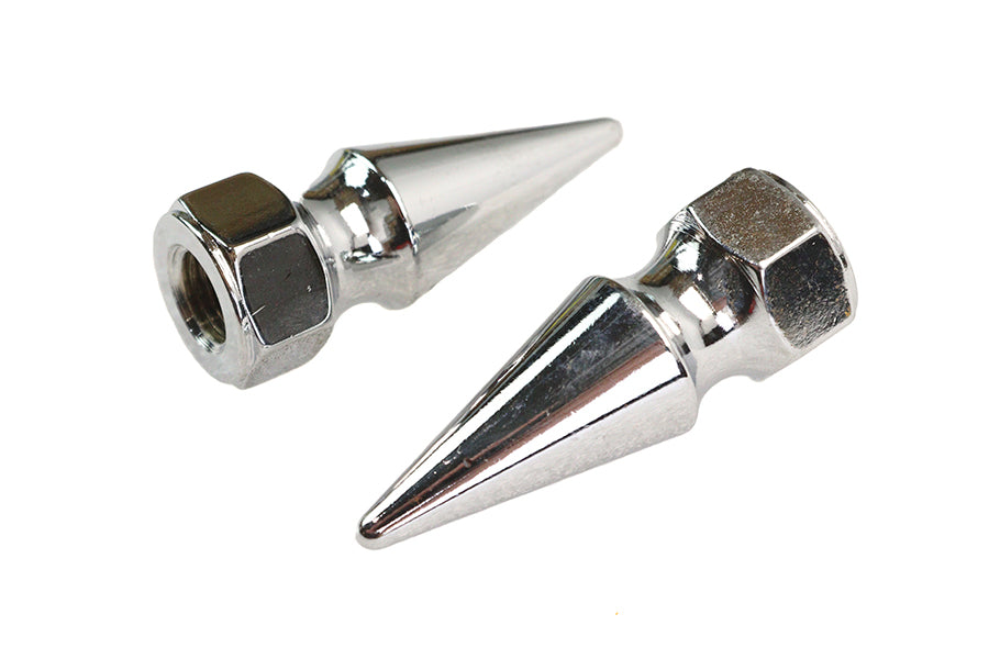Chrome Pike Nut Fine 7/16 inch-20 Thread