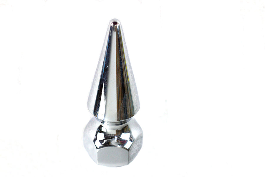 Chrome Pike Nut Fine 1/2 inch-20 Thread