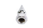 Chrome Pike Nut Fine 5/8 inch-18 Thread