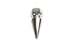 Load image into Gallery viewer, Chrome Pike Nut Fine 5/8 inch-18 Thread