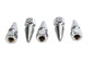 Chrome Pike Nut 1/4 inch-20 Coarse Thread