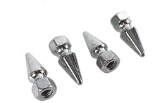 Load image into Gallery viewer, Chrome Pike Nut 5/16 inch-18 Coarse Thread