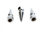 Chrome Pike Nut 3/8 inch-16 Coarse Thread