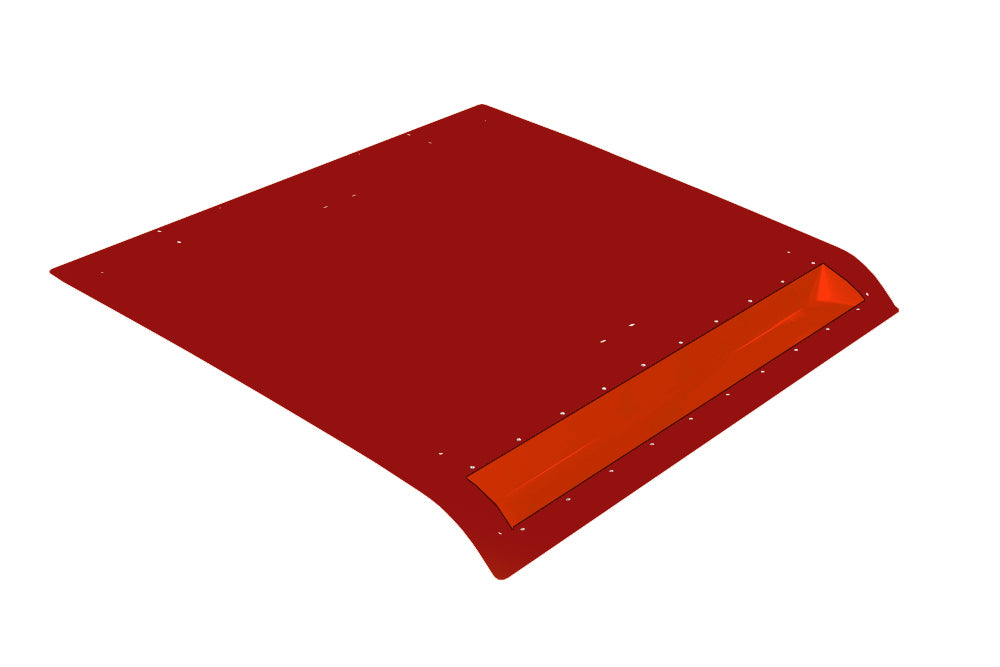 Asylum Roof W/Light Bar Pocket Performance Red