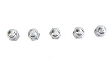 Load image into Gallery viewer, Chrome Acorn Nut Fine 1/4 inch-28 Thread