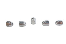 Load image into Gallery viewer, Chrome Acorn Nut Fine 1/4 inch-28 Thread