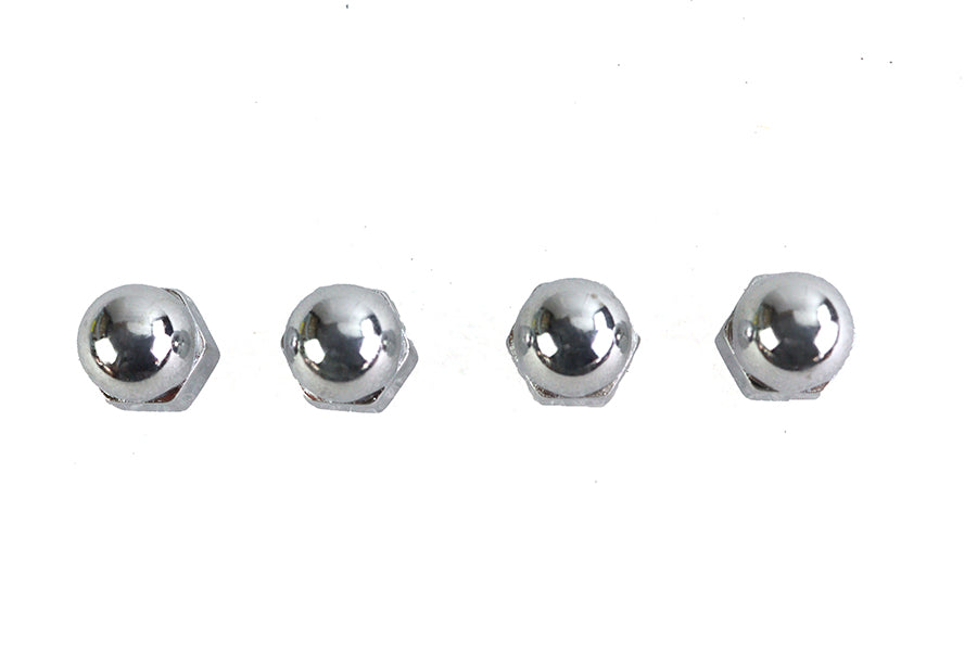 Chrome Acorn Nut Fine 5/16 inch-24 Thread
