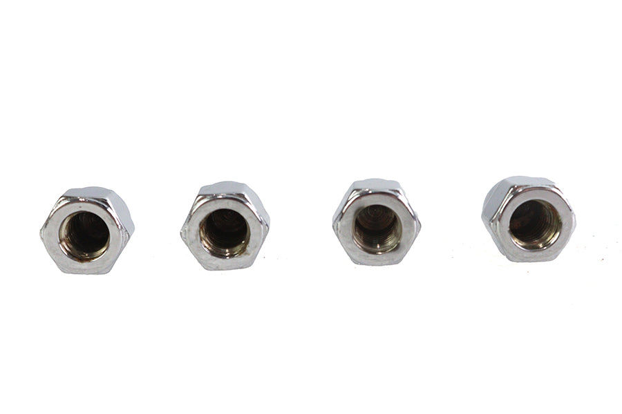 Chrome Acorn Nut Fine 5/16 inch-24 Thread