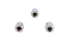 Load image into Gallery viewer, Chrome Acorn Nut Fine 3/8 inch-24 Thread