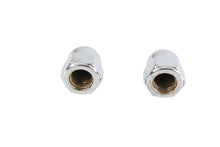 Load image into Gallery viewer, Chrome Acorn Nut Set Fine 7/16 inch-20 Thread