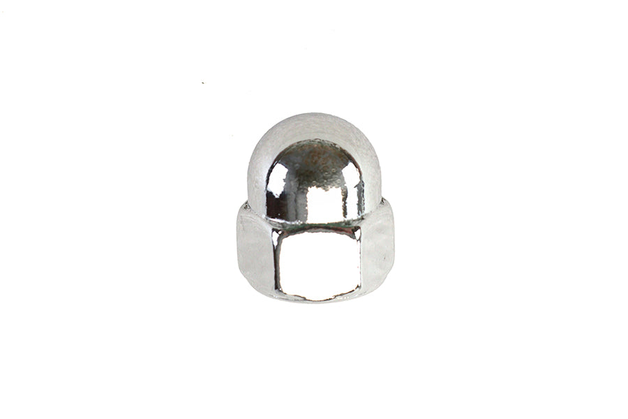 Chrome Acorn Nut Fine 1/2 inch-20 Thread