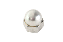 Load image into Gallery viewer, Chrome Acorn Nut Fine 9/16 inch-18 Thread