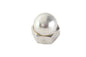 Chrome Acorn Nut Fine 9/16 inch-18 Thread