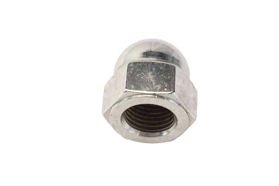 Chrome Acorn Nut Fine 9/16 inch-18 Thread