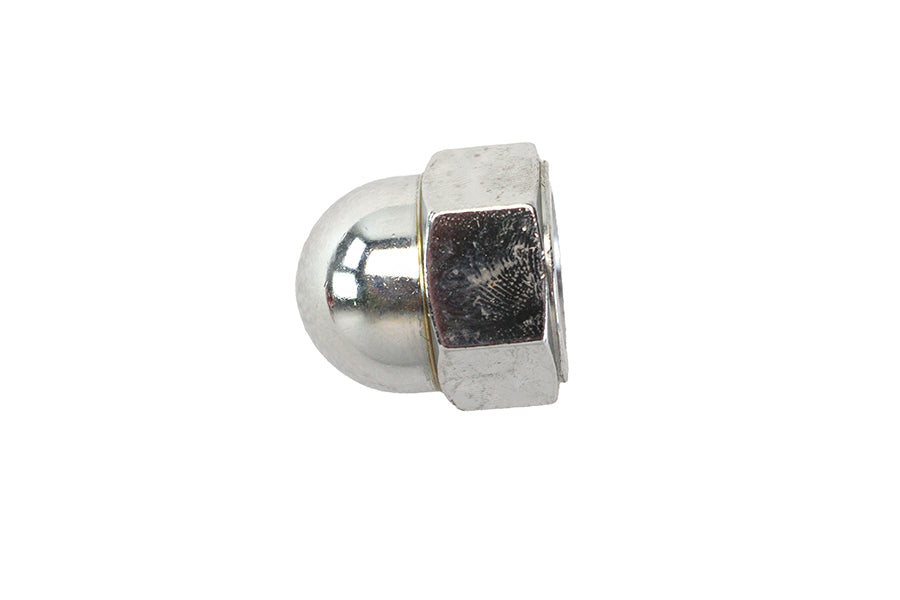 Chrome Acorn Nut Fine 9/16 inch-18 Thread