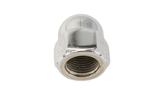 Load image into Gallery viewer, Chrome Acorn Nut Fine 5/8 inch-18 Thread