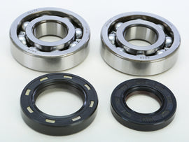 PROX engine crankshaft bearing and seal kit with metal bearings and rubber seals, designed for motorcycle engine replacement.