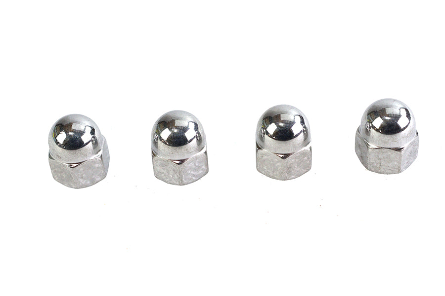 Chrome Acorn Nut 5/16 inch-18 Coarse Thread