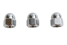 Load image into Gallery viewer, Chrome Acorn Nut 3/8 inch-16 Coarse Thread