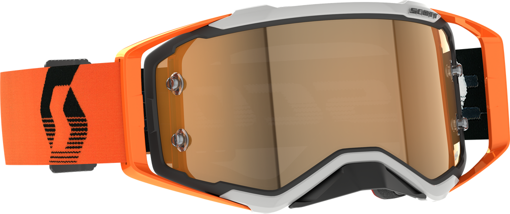 Prospect Amp Gogggle Grey/Orange Gold Chrome Works