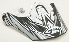 Load image into Gallery viewer, Visor W/Screws Raz Mx 86 Matte Silver/White