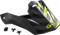 Visor W/Screws Fame Mx 86 Matte Dark Grey/Hi Vis
