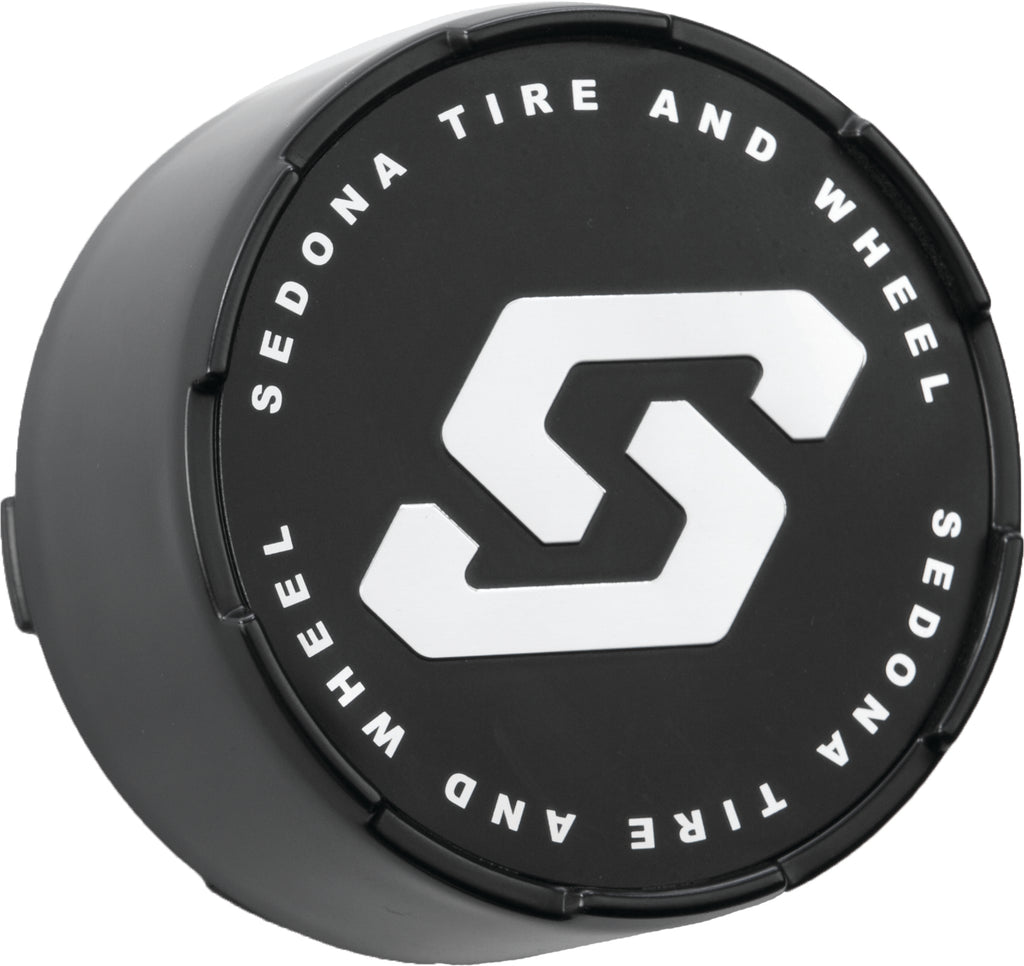 Split 6 Wheel Replacment Cap Black 4/137 4/156