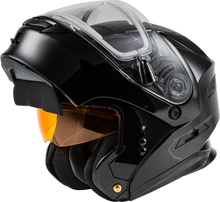Load image into Gallery viewer, Md 01s Modular Snow Helmet W/Electric Shield Black Xs
