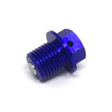 ZETA Magnetic Drain Plug M14x14-P1.5 Blue 634-8207B