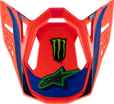 alpine star S-M10 Deegan Visor Orng Fl/Prpl/Pnk Fluo 482-00091