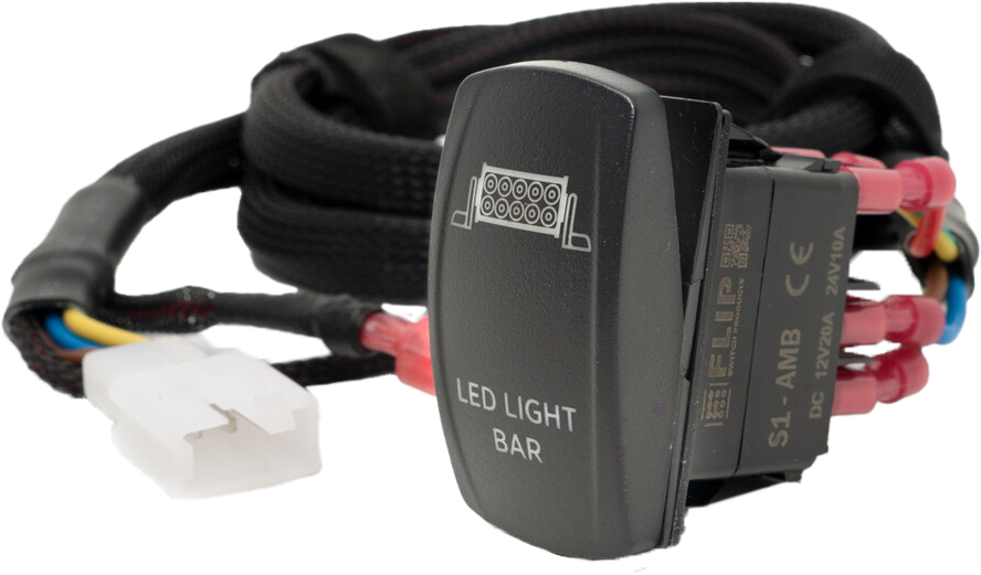 Ez Harness Standard Rocker Switch With Harness Light Bar