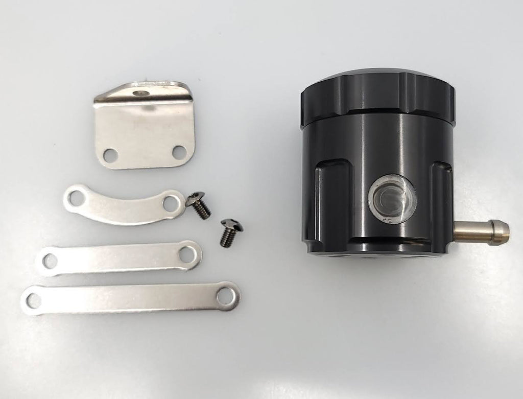 Front Brake Reservoir Cup Black Kaw