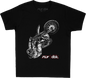 Youth Fly Dbk Wheelie Tee Black Yx