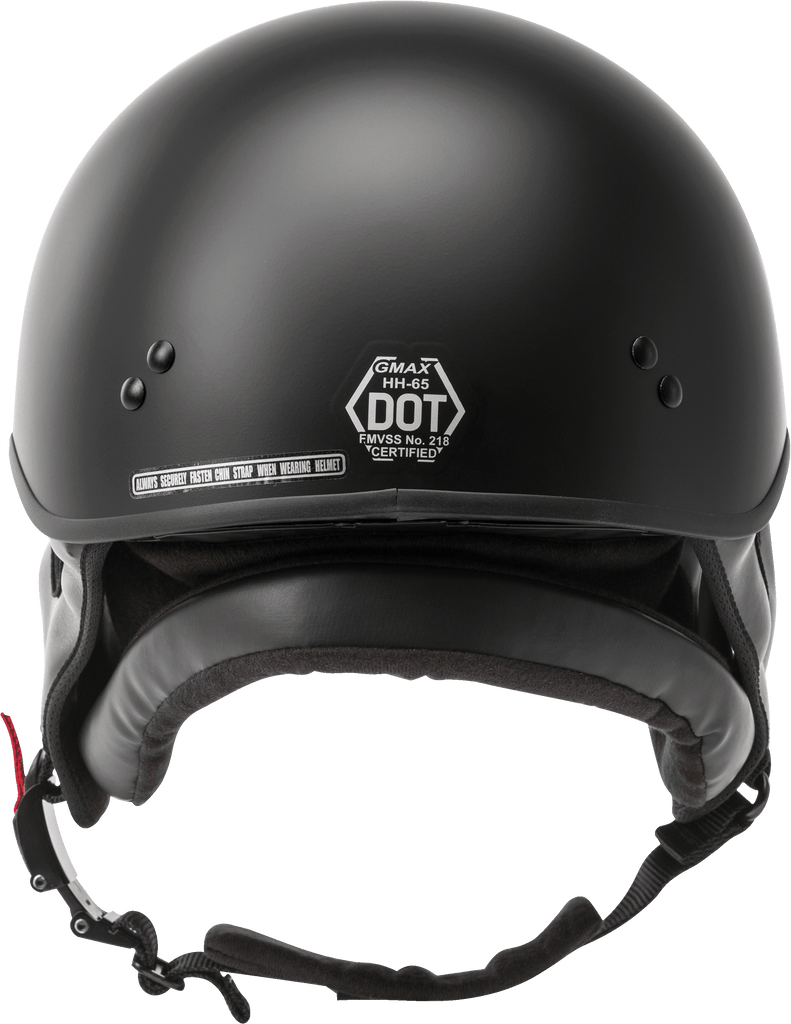 Hh 65 Half Helmet Naked Matte Black Sm