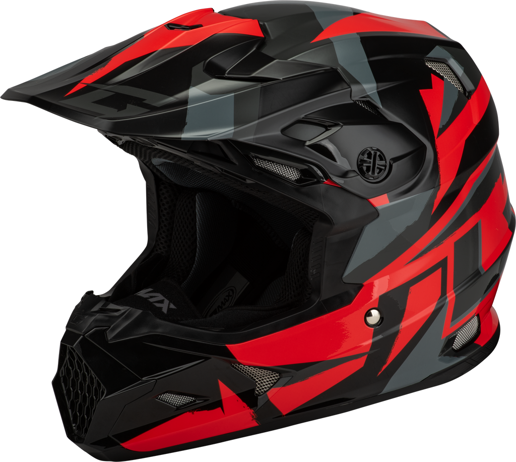 Mx 96s Splinter Helmet Black/Red Xs