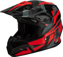Load image into Gallery viewer, Mx 96s Splinter Helmet Black/Red Xs