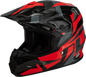 Mx 96s Splinter Helmet Black/Red Xl
