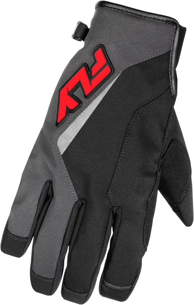 Title Gloves Grey/Black/Red Sm