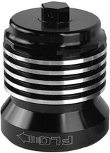 Load image into Gallery viewer, Flo Reusuable Oil Filter Black/Polished Fins