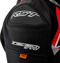 Load image into Gallery viewer, Tractech Evo D3o Jacket Blk/Flo Red Leather Xl