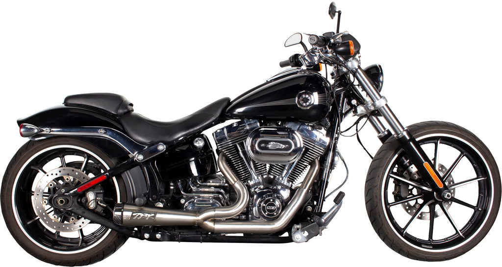 Comp S 2 1 Tc Softail 00 17 Stainless W/Black Endcap