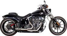 Load image into Gallery viewer, Comp S 2 1 Tc Softail 00 17 Stainless W/Black Endcap