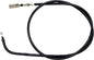 Black Vinyl Rear Hand Brake Cable