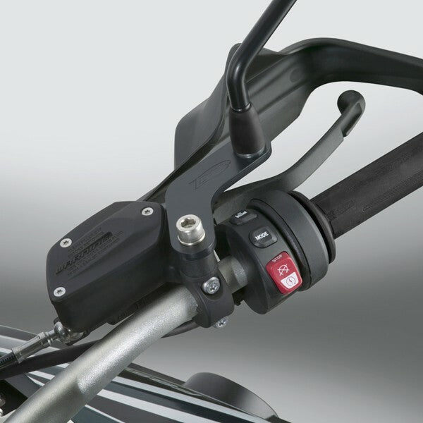 Pair of black BMW mirror extenders by ZTechnik, showing close-up of the durable mirror extension for enhanced visibility.