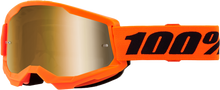 Load image into Gallery viewer, Strata 2 Goggle Neon Orange Mirror Gold Lens