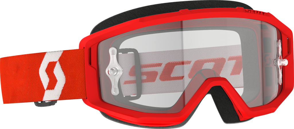 Primal Goggle Red/White Clear Works